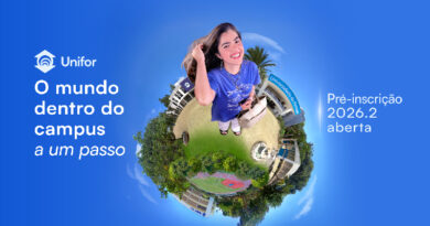 Aberta a pré-inscrição para o processo seletivo 2026.2 da Unifor