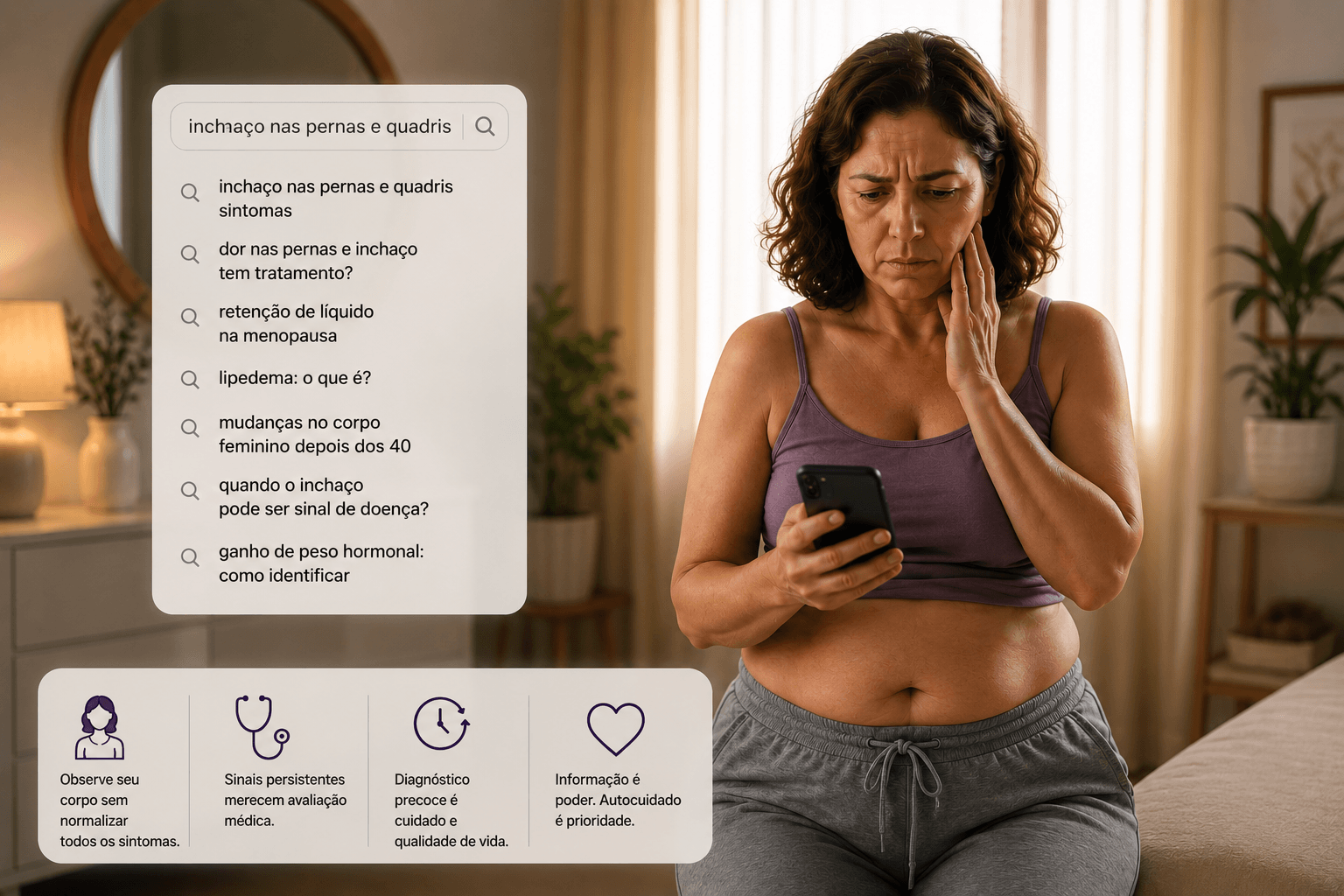 Nem toda mudança no corpo feminino é culpa da idade
